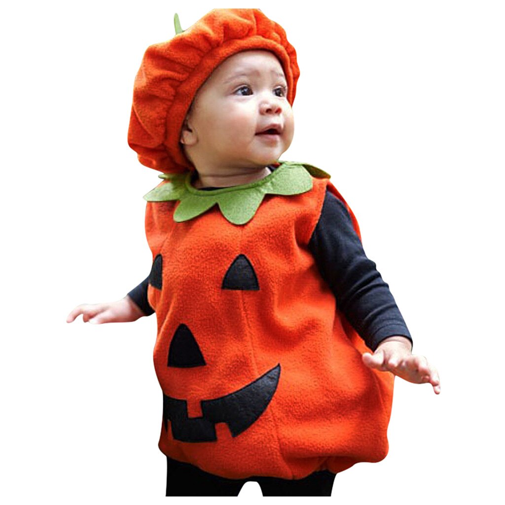Infant Boys Halloween Costume Set Baby Girl Vest Hat Outfit 024m - 11