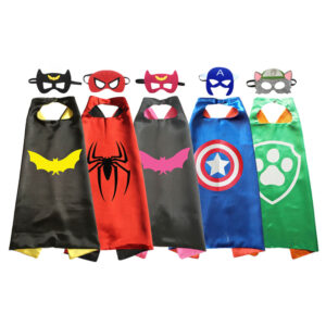Kids Superhero Capes Cosplay Birthday Halloween Dressup Costumes - 1