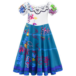 Girls Encanto Cosplay Princess Dress Birthdayhalloween Party Costume - 3