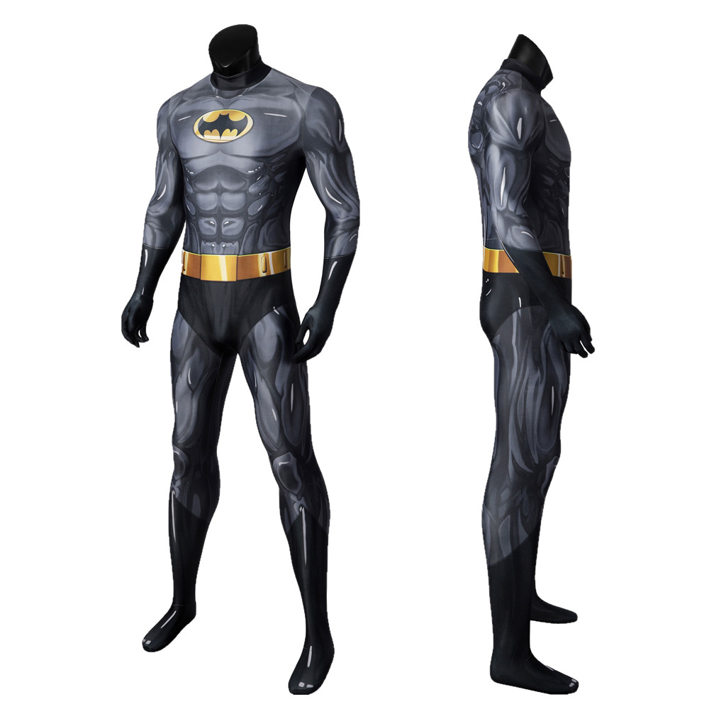 3d Printed Batman Cosplay Suit Season 1 Zentai Outfit With Bat Mask - 11