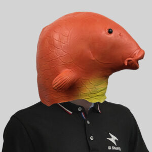 Goldfish Full Face Latex Mask For Halloween Cosplay Masquerade Party - 5