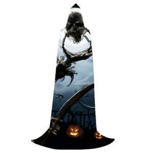 Reversible Vampire Cape With Standup Collar For Halloween Cosplay Costume - 1