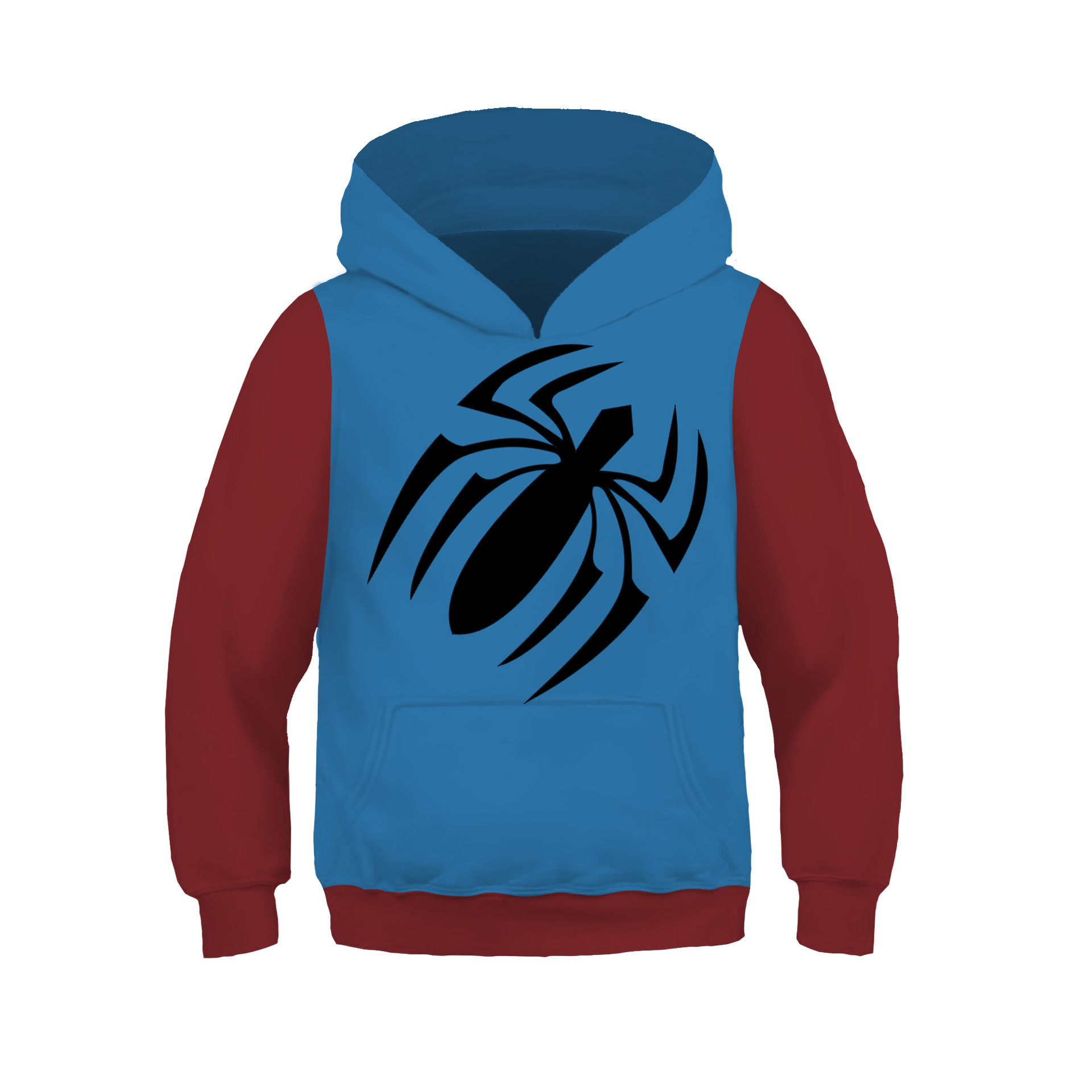 3d Spiderman Halloween Hoodie Kids Cosplay Jacket 313y Boysgirls Pullover - 16