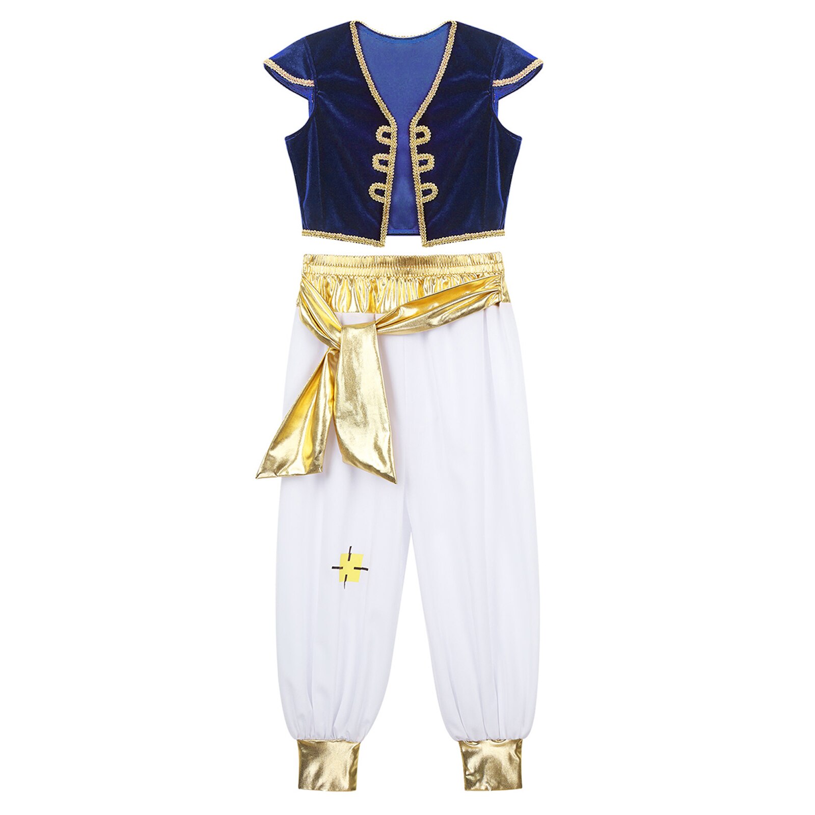 Boys Arabian Prince Costume Set Halloween Cosplay Fancy Dress Outfit - 18