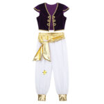Boys Arabian Prince Costume Set Halloween Cosplay Fancy Dress Outfit - 3