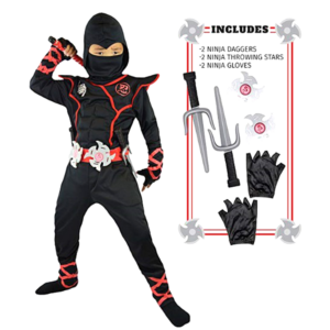 Childs Dragon Ninja Suit Anime Inspired Halloween Birthday Costume - 4