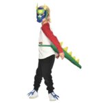 Kids Dinosaur Dragon Costume Set Tail Mask Halloween Masquerade Prop - 3