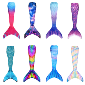 Womens And Girls Swimmable Mermaid Tail Costume For Beach Cosplay - 1