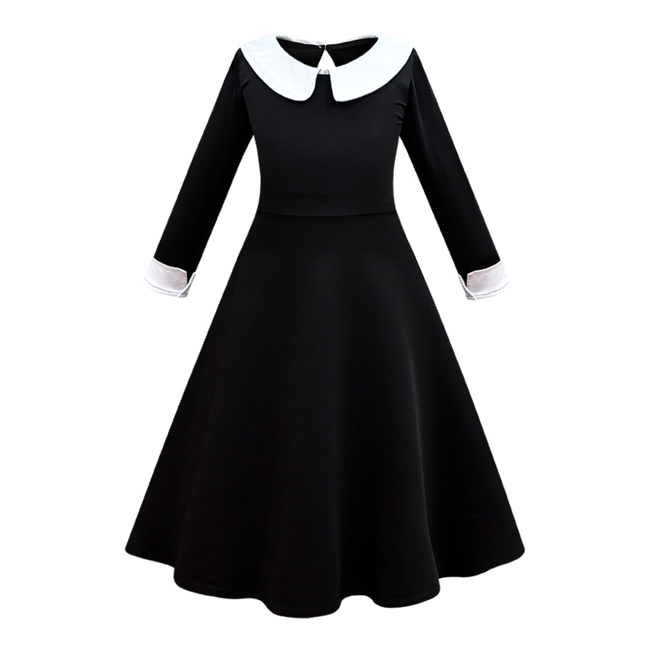 Wednesday Addams Kids Cosplay Costume Mesh Party Dress 310 Years - 63