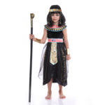 Girls Cleopatra Costume Ancient Egyptian Queen Kids Dress - 3
