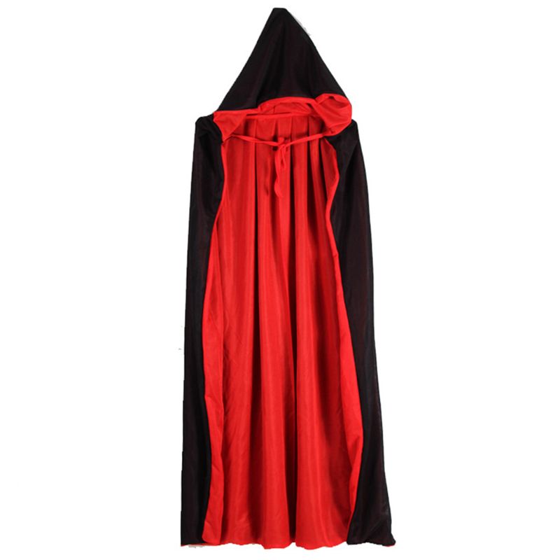 Reversible Vampire Costume Cape With Standup Collar For Halloween Cosplay M89e - 10