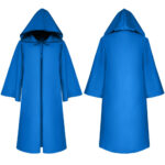 Adult Kids Halloween Hooded Cape Witchvampire Masquerade Costume - 5