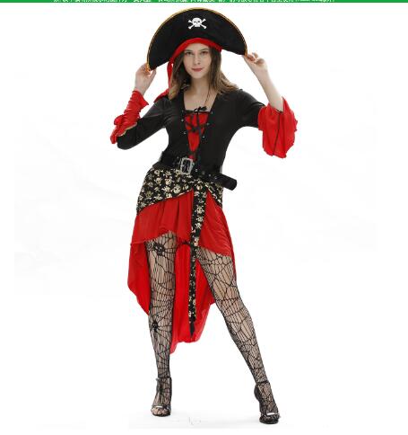 Deluxe Pirate Captain Costume Set For Halloween Cosplay Outfit - 6