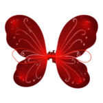 Multicolor Large Butterfly Fairy Wings Costume For Adults Kids 35x42cm - 6