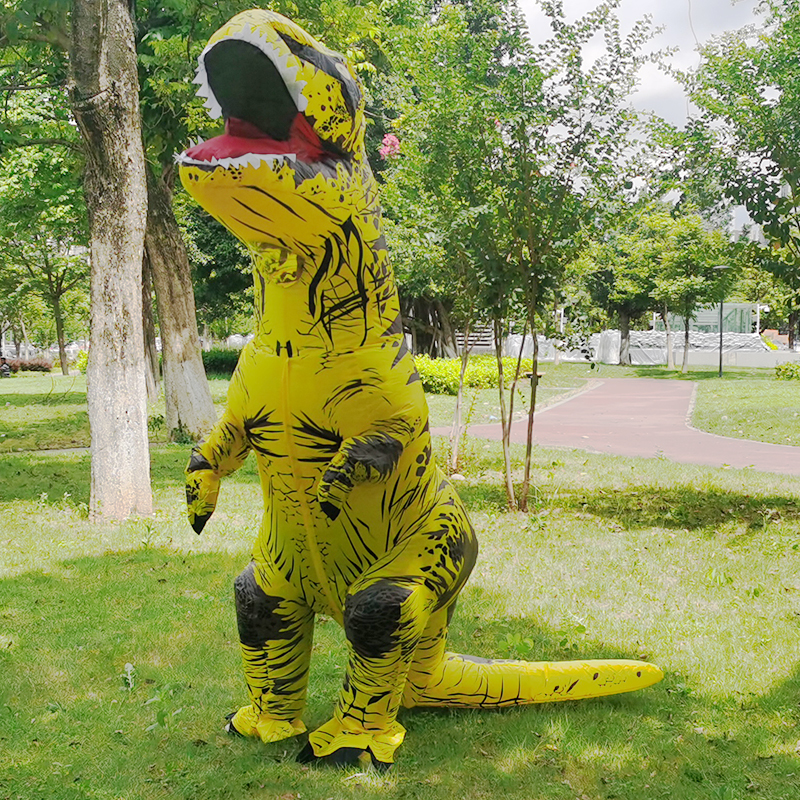 Inflatable Trex Dinosaur Costume For Adults Kids Halloween Cosplay Carnival - 19