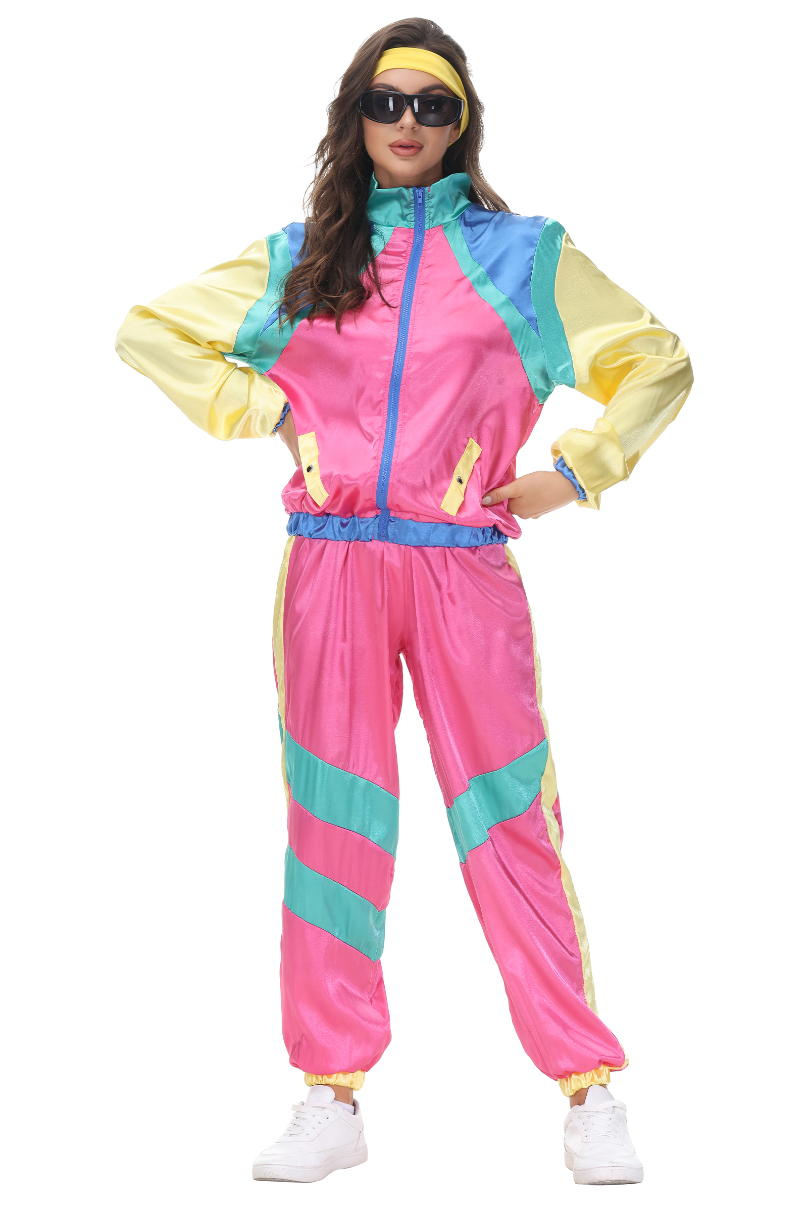 70s 80s Vintage Hippie Disco Costume For Women Halloween Cosplay Outfit - 13