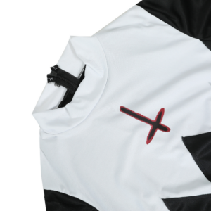 Womens Halloween Nun Costume Vampire Demon Cosplay With Cross Print Dress - 5