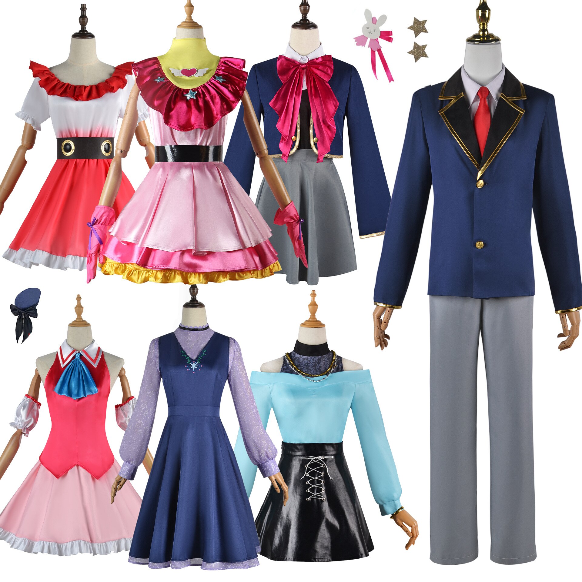 Ai Hoshino Anime Cosplay Costume Arima Kana Lolita Skirt Halloween Outfit - 36