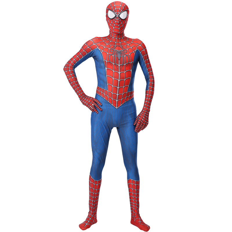 Spiderman Anime Costume For Kids Adults Superhero Halloween Bodysuit - 12