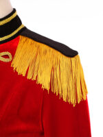 Womens Velvet Ringmaster Costume With Fringed Shoulder Cosplay Halloween Coat - 6