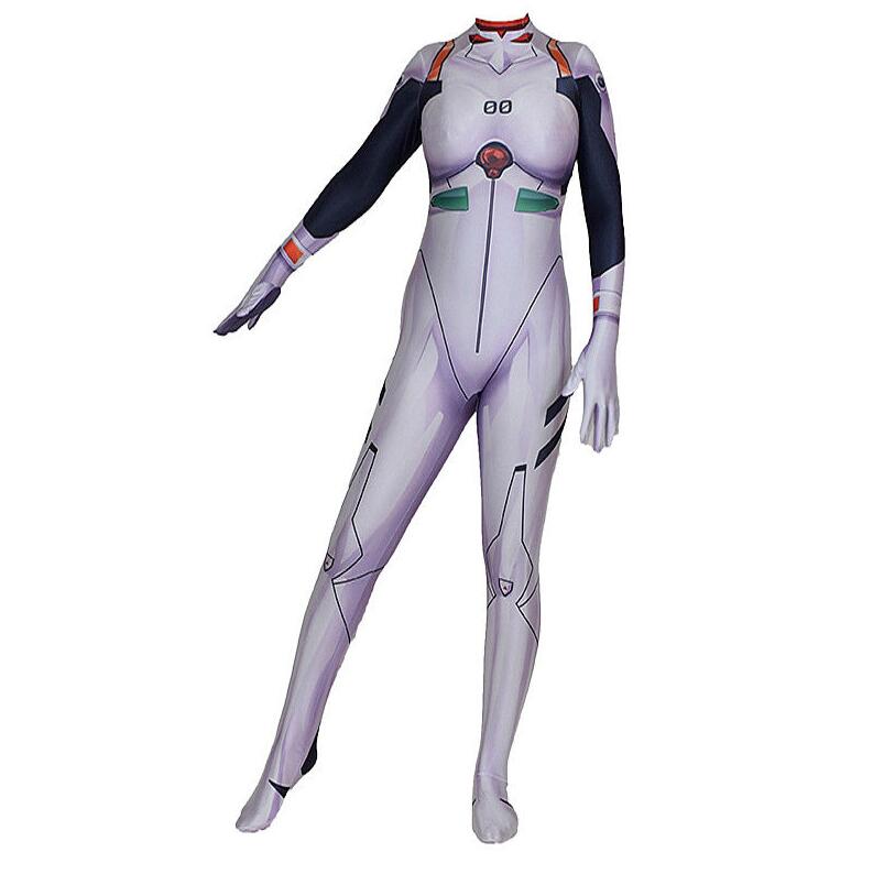 Neon Genesis Evangelion Anime Cosplay Costume Zentai Suit For Adults Kids - 30