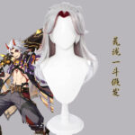 Genshin Impact Arataki Itto Cosplay Costume With Wig For Men - 5