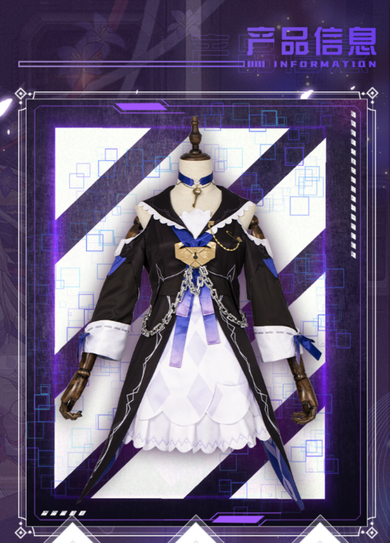 Honkai Star Rail Herta Cosplay Costume With High Iq Wig - 9