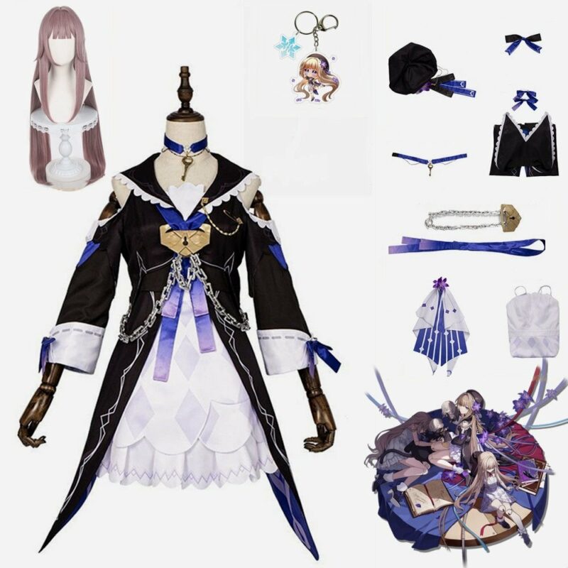 Honkai Star Rail Herta Cosplay Costume With High Iq Wig - 1