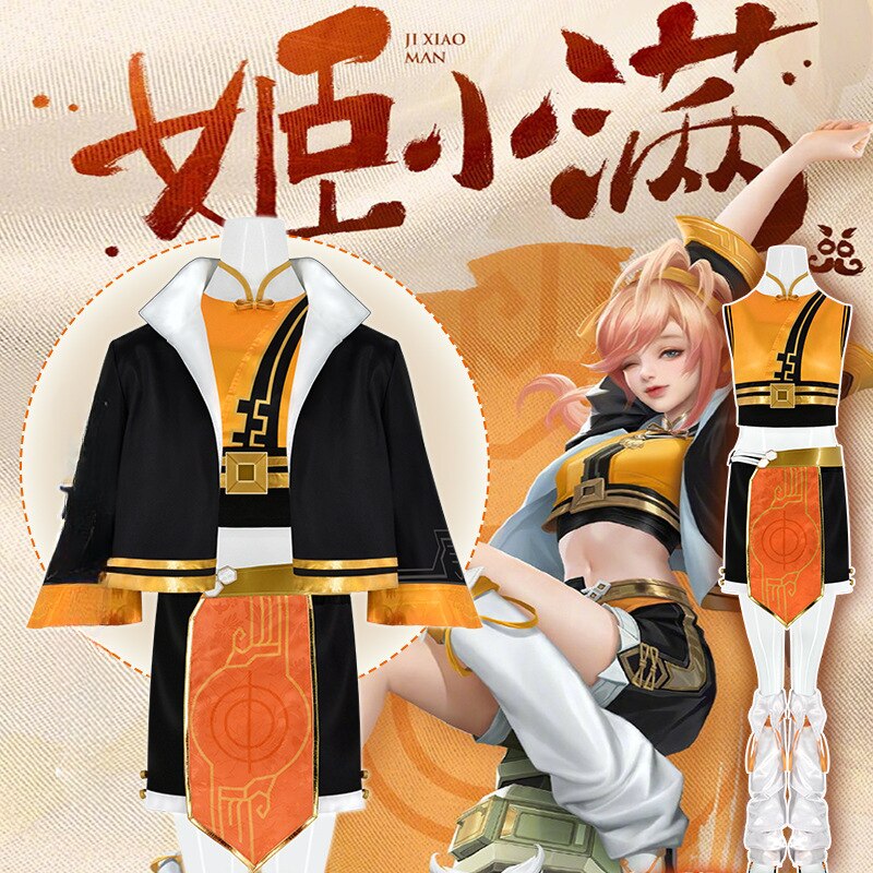 Honor Of Kings Ji Xiaoman Anime Cosplay Costume For Women Halloween - 7