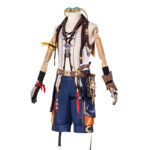 Genshin Impact Bennett Cosplay Costume Summer Uniform With Wig Halloween Outfit - 5