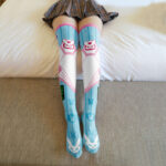 Dva Cosplay Over Knee Stockings Kawaii Lolita Costume Halloween Womens Socks - 3