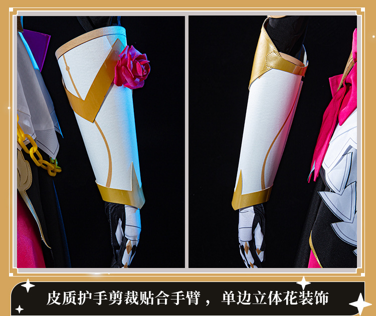Genshin Impact Noelle Anime Cosplay Costume Womens Maid Dress Wig Set - 17