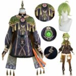 Genshin Impact Full Cosplay Set Costume Wig Accessories For Men Women - 1
