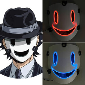 Highrise Invasion Led Anime Sniper Mask Tenkuu Shinpan Cosplay Halloween Costume Accessory - 3