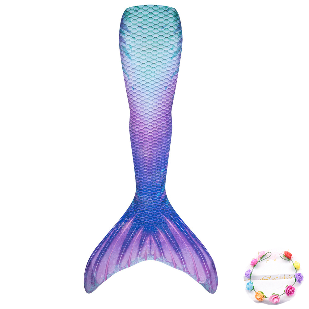 Adult Child Matching Mermaid Tail Swimsuits For Performance Fun - 12
