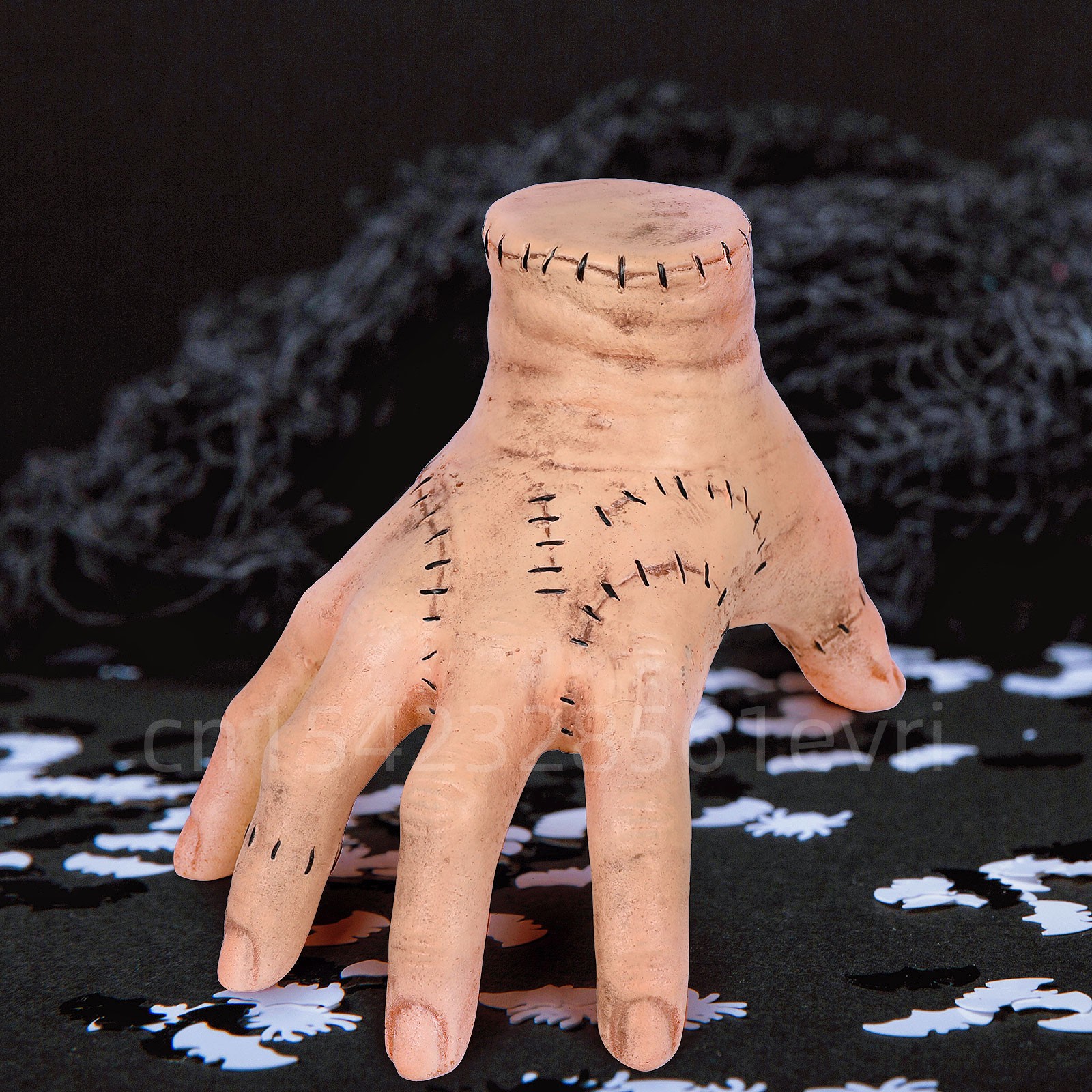 Addams Family Wednesday Latex Hand Figurine Halloween Home Decor Prop - 13