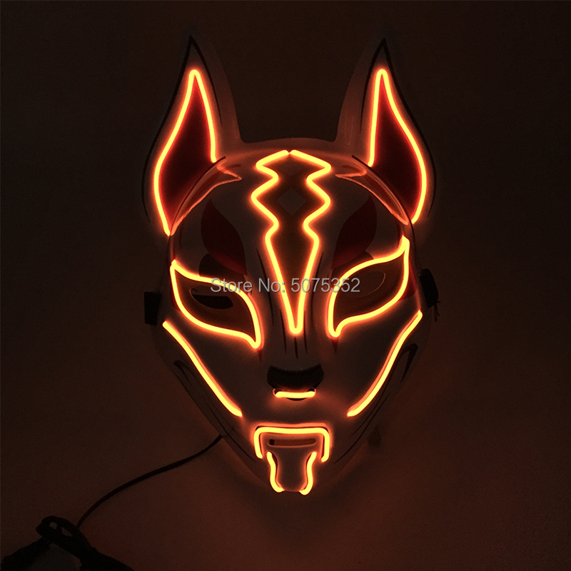 Led Demon Slayer Anime Cosplay Mask Kamado Tanjirou Halloween Party Costume - 40