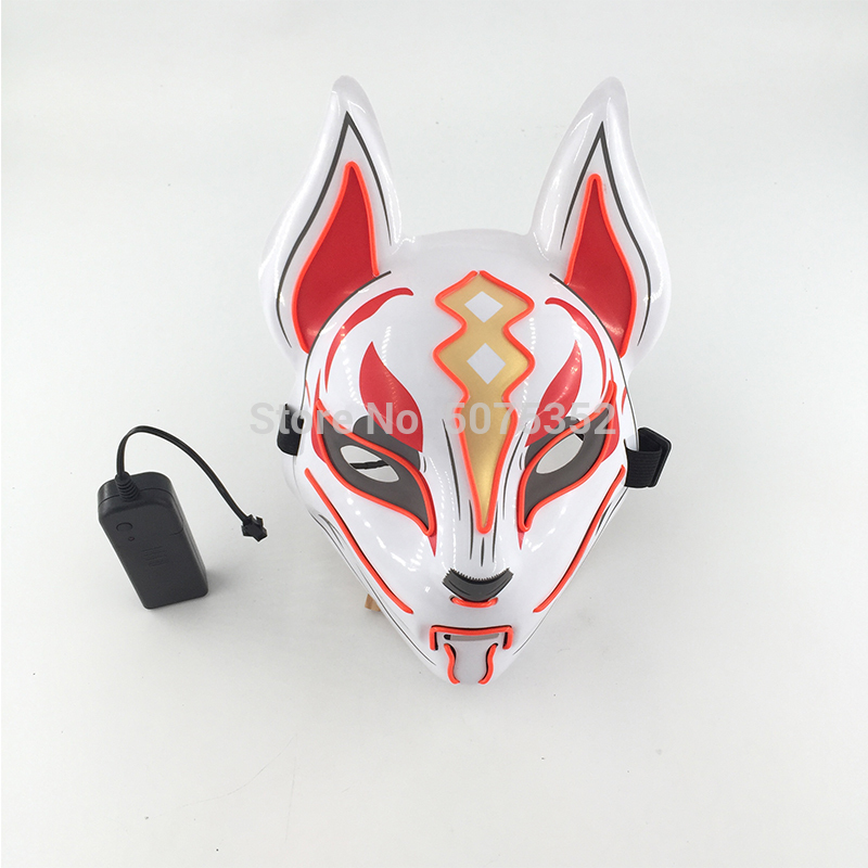 Led Demon Slayer Anime Cosplay Mask Kamado Tanjirou Halloween Party Costume - 43