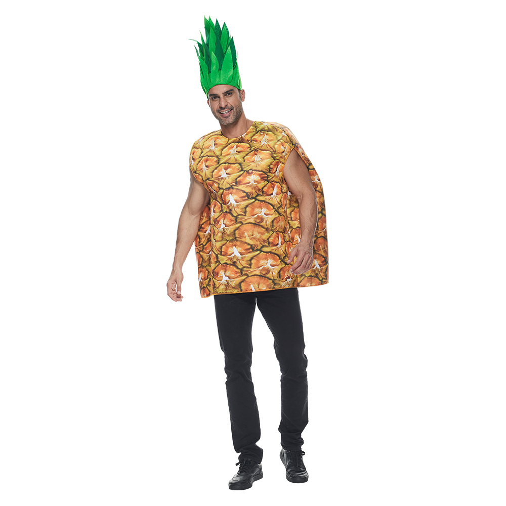 Adult Funny Food Halloween Couple Costumes Pizza Donut Cosplay Outfit - 26