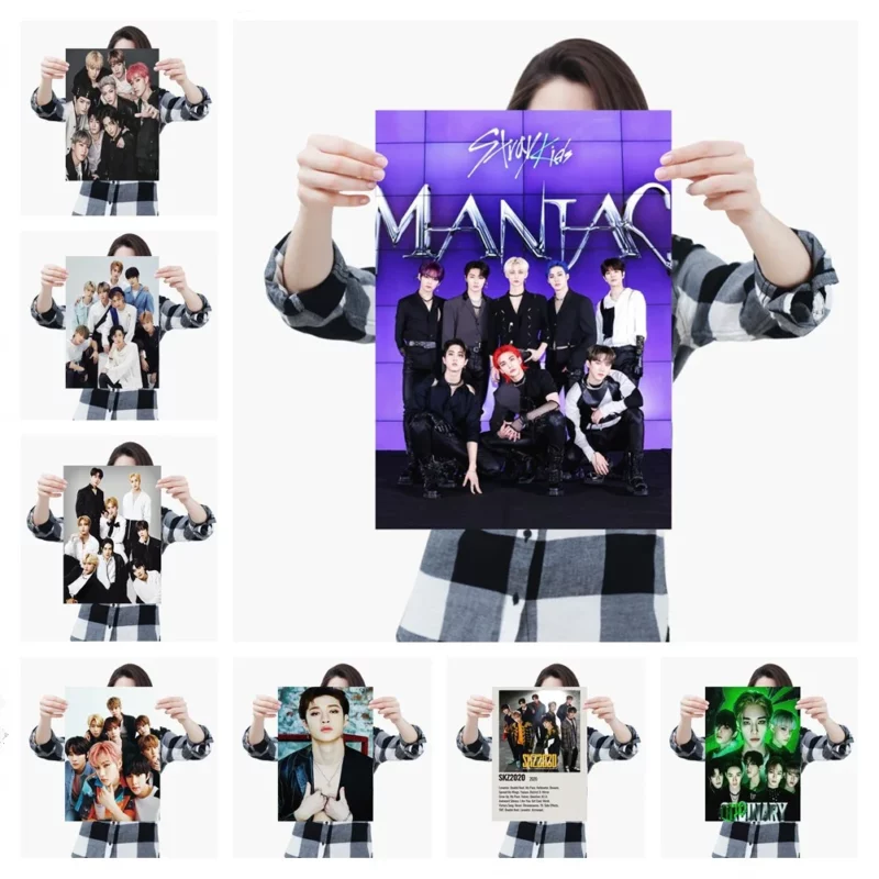 Stray Kids Kpop Aesthetic Canvas Poster Music Album Wall Art Decor - 1