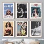 Lana Del Rey Aesthetic Canvas Poster Modern Wall Art For Bedroom - 1