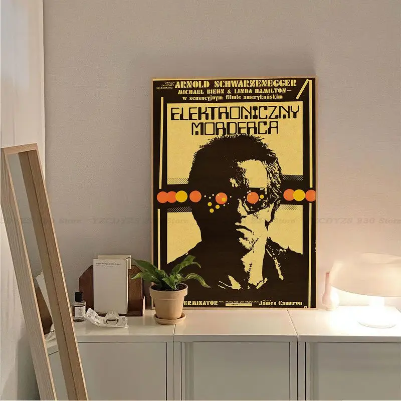 Vintage Terminator Movie Poster Retro Wall Art For Home Decoration - 13