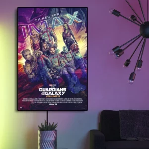 Guardians Of The Galaxy Canvas Wall Art Disney Rocket Movie Poster - 4