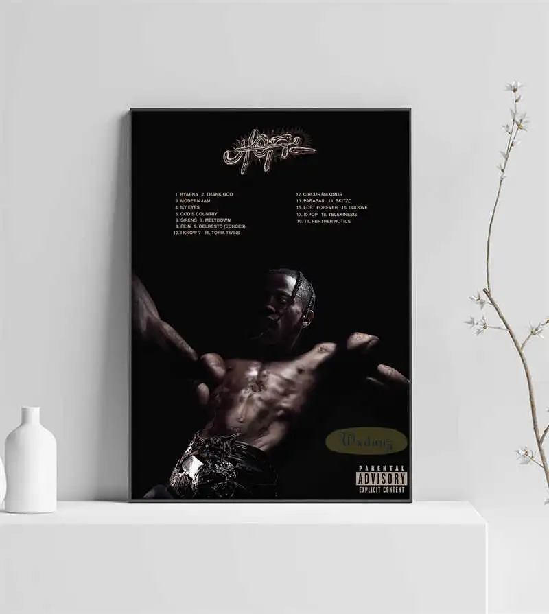 Bad Bunny Kanye West Hip Hop Album Cover Wall Art Canvas Print - 25