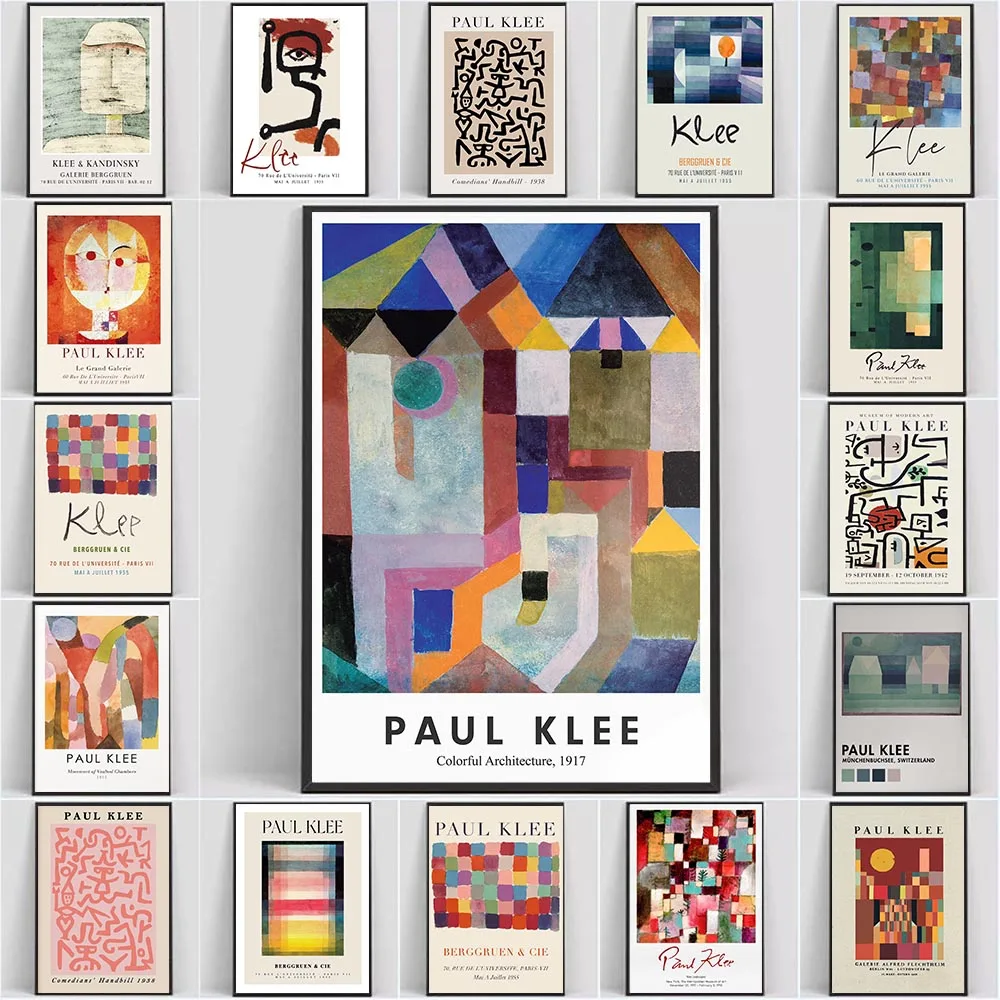 Paul Klee Modern Minimalist Canvas Wall Art For Home Decor Unframed - 10
