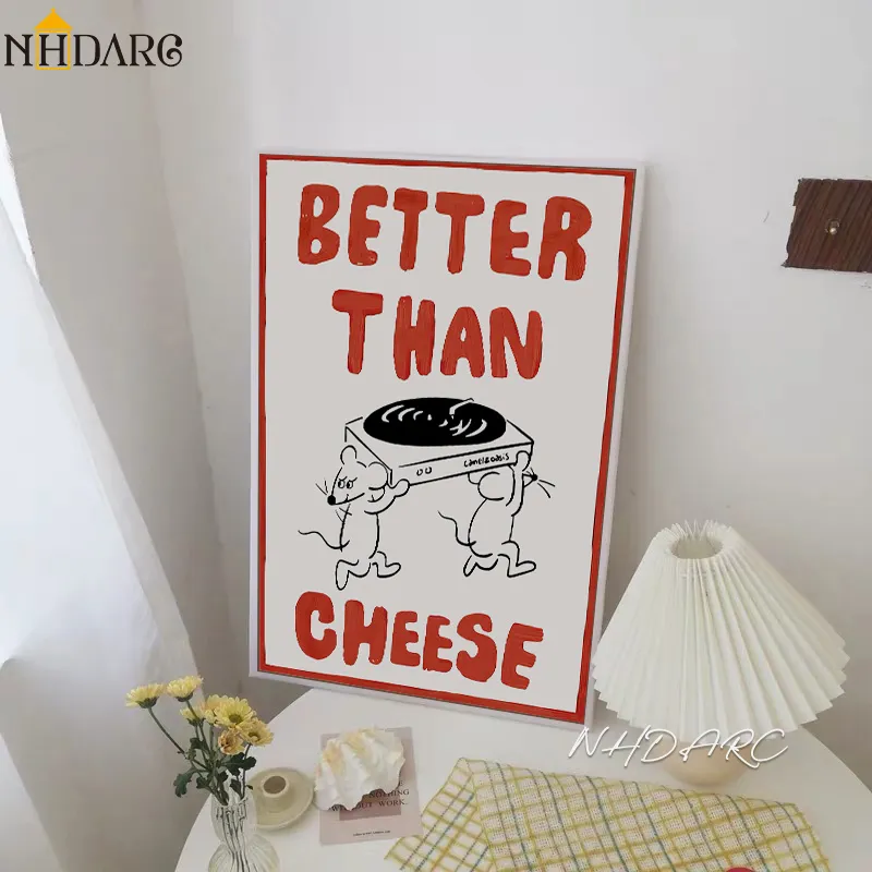 Dinosaur Cartoon Canvas Print Poster Korean Art For Home Decoration - 8