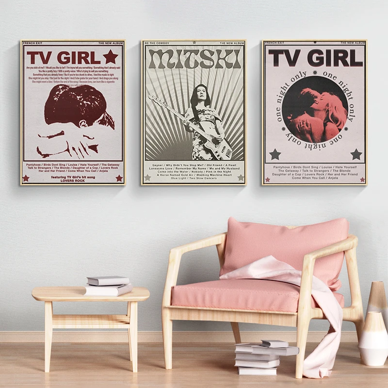 Vintage Aesthetic Mitski Lovers Rock Music Album Canvas Wall Art Decor - 8
