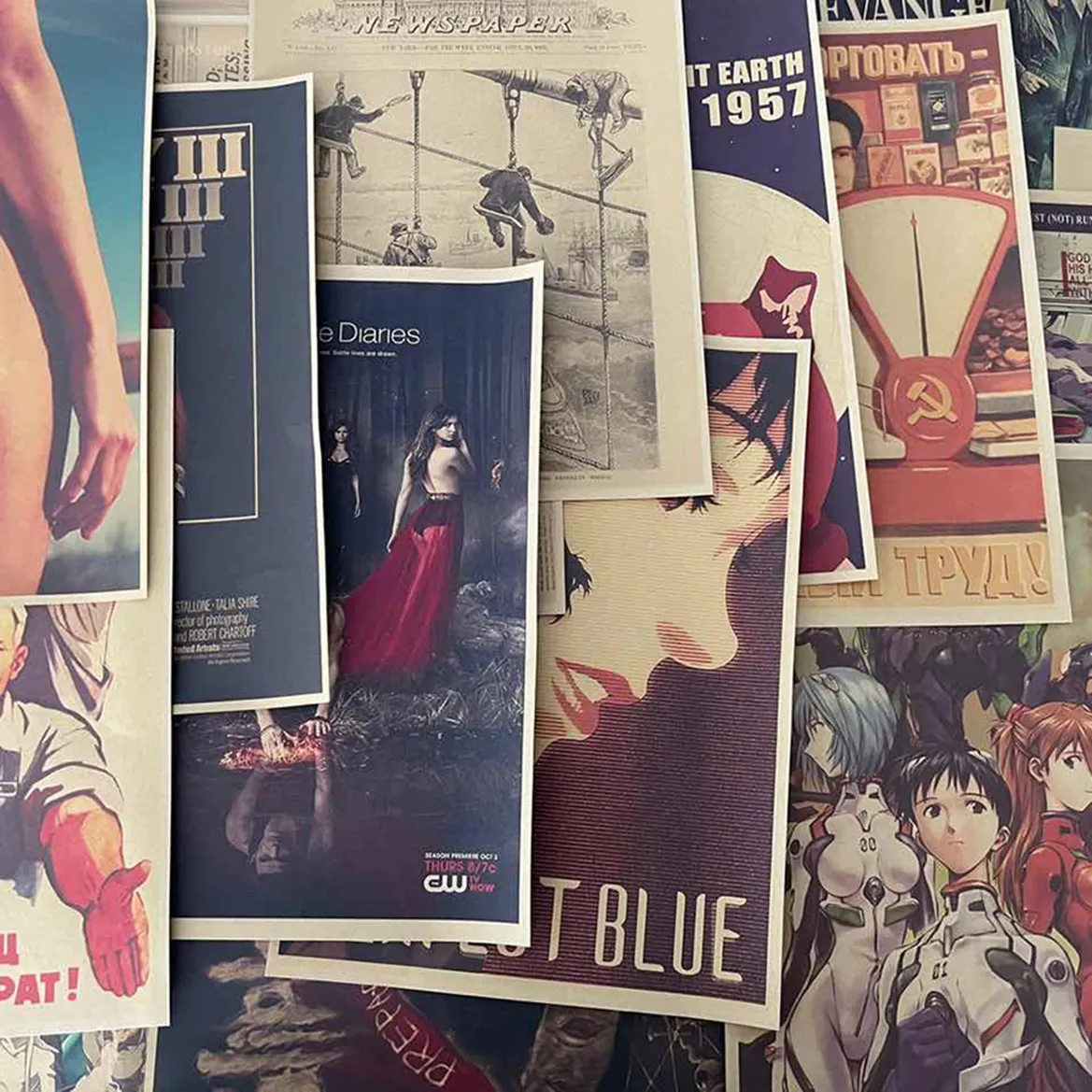 Vintage Nana Anime Manga Kraft Paper Posters For Retro Home Decor - 28