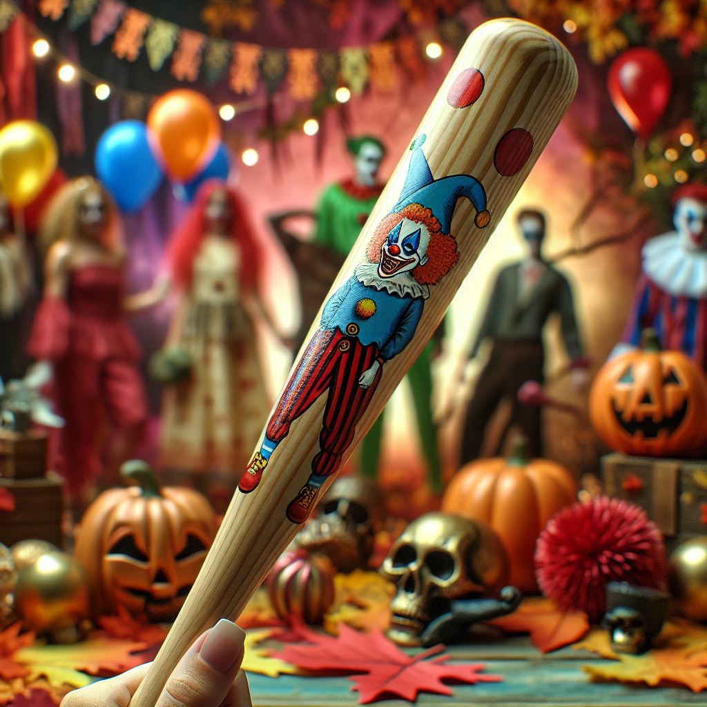 Exploring the Aesthetic Appeal of a Decorative Wooden Baseball Bat for Costume Parties  