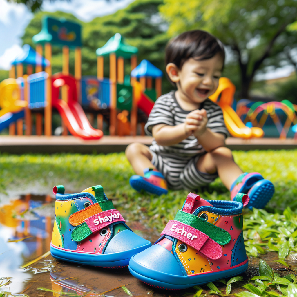 Stylish and Functional Baby Footwear with Custom Name Features  